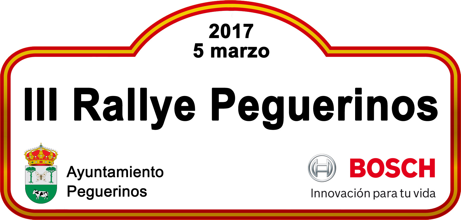Placa Rally Peguerinos 2017