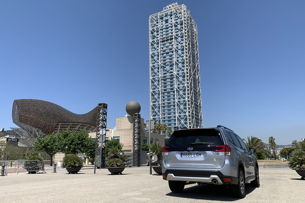 Prueba del Subaru Forester híbrido de 5ª generación.