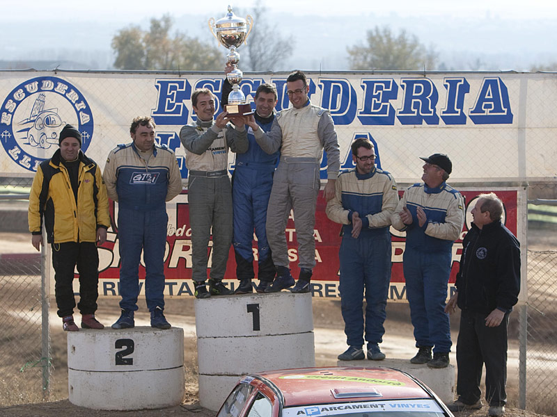 Podium de las 4 Horas de Tierra de Lleida