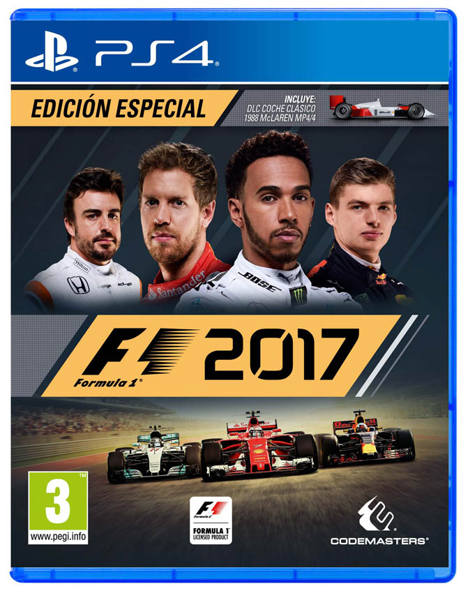 Caratula del juego F1 2017