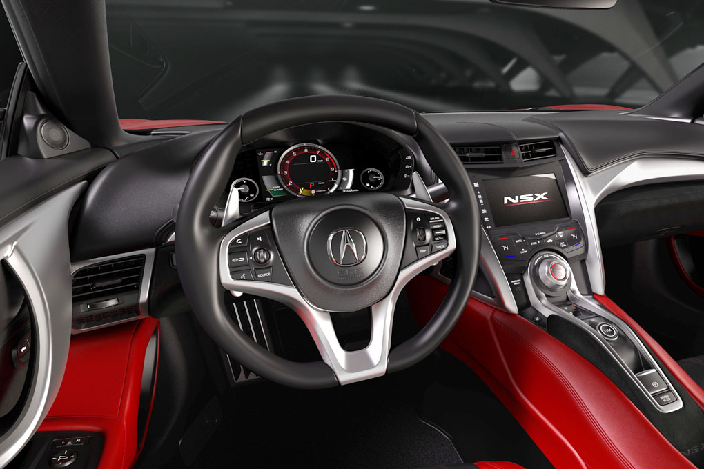 Interior del Honda NSX