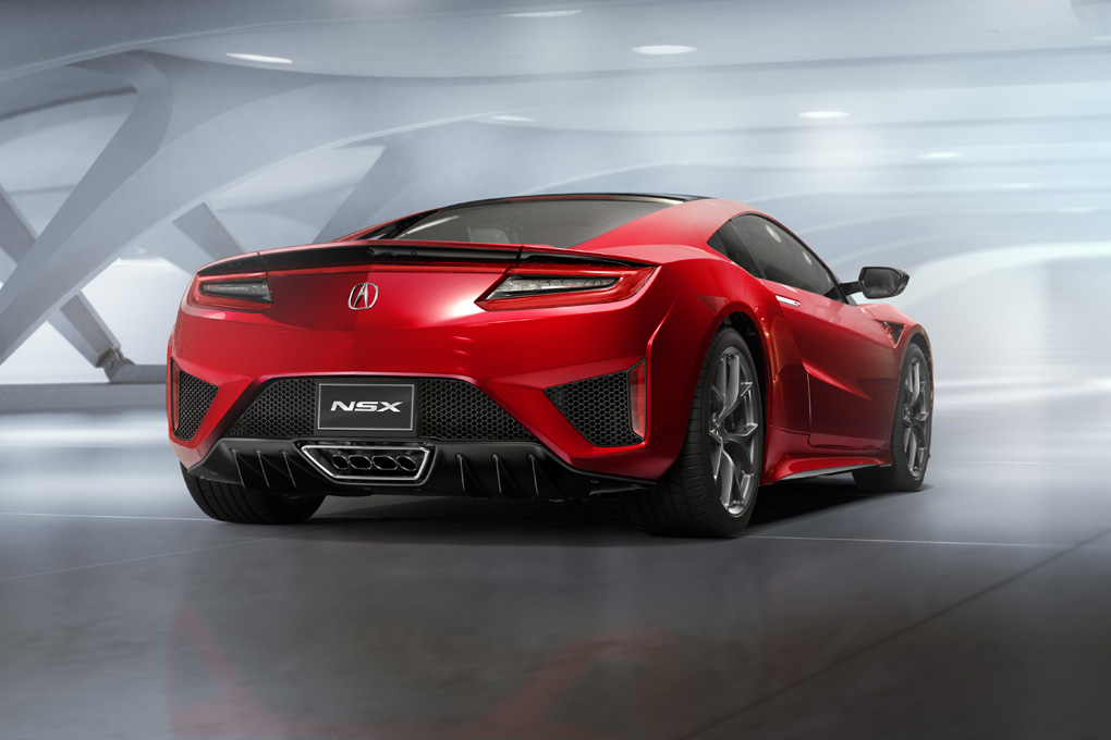 Trasera del Honda NSX 2015