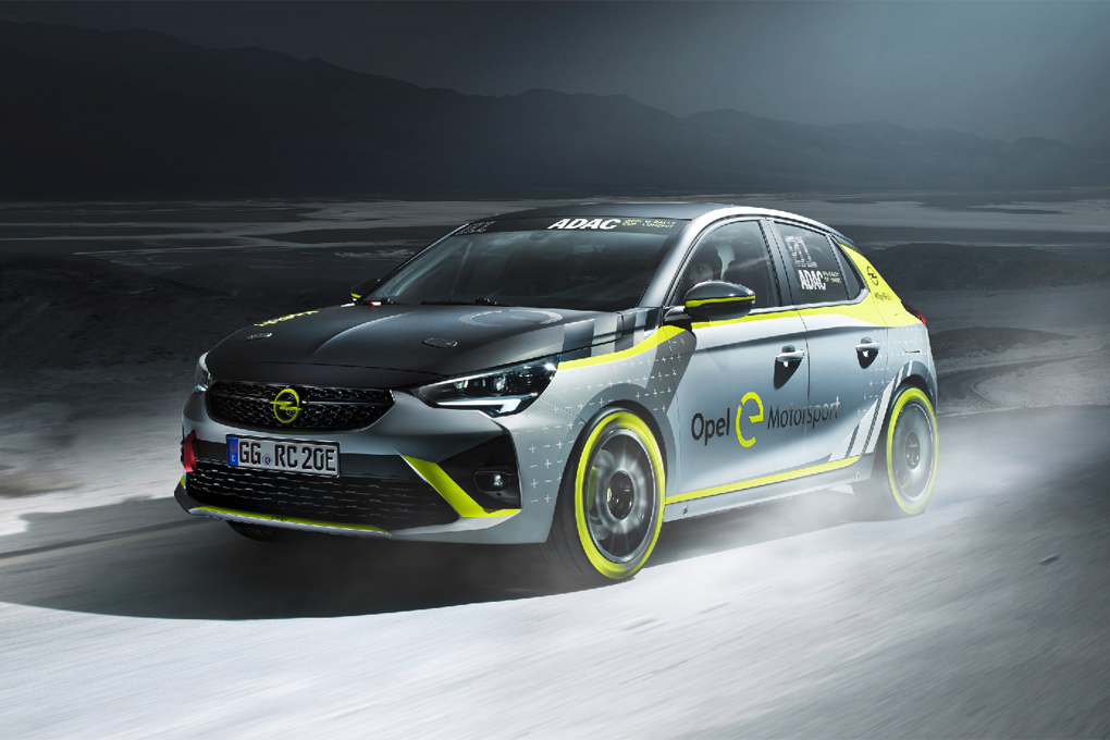 El Opel Corsa-e de Rally con el que se disputará la Copa