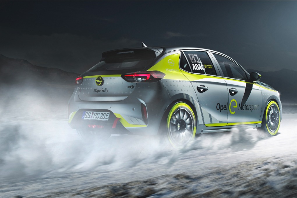 El Opel Corsa-e de Rally con el que se disputará la Copa