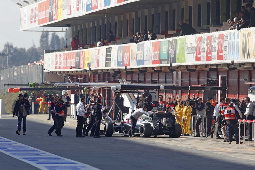 Test F1 2015 en el Circuito de Montmeló