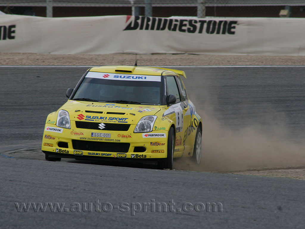 Gorka Antxustegi en el Rallye Shalymar, circuito del Jarama