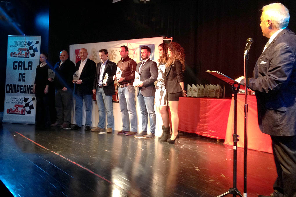Entrega de premios 2014 Campeonato madrileño Asfalto