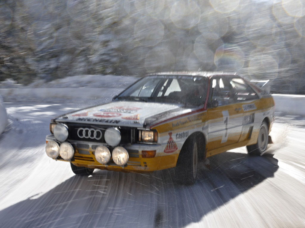 Audi quattro en el Col de Turini