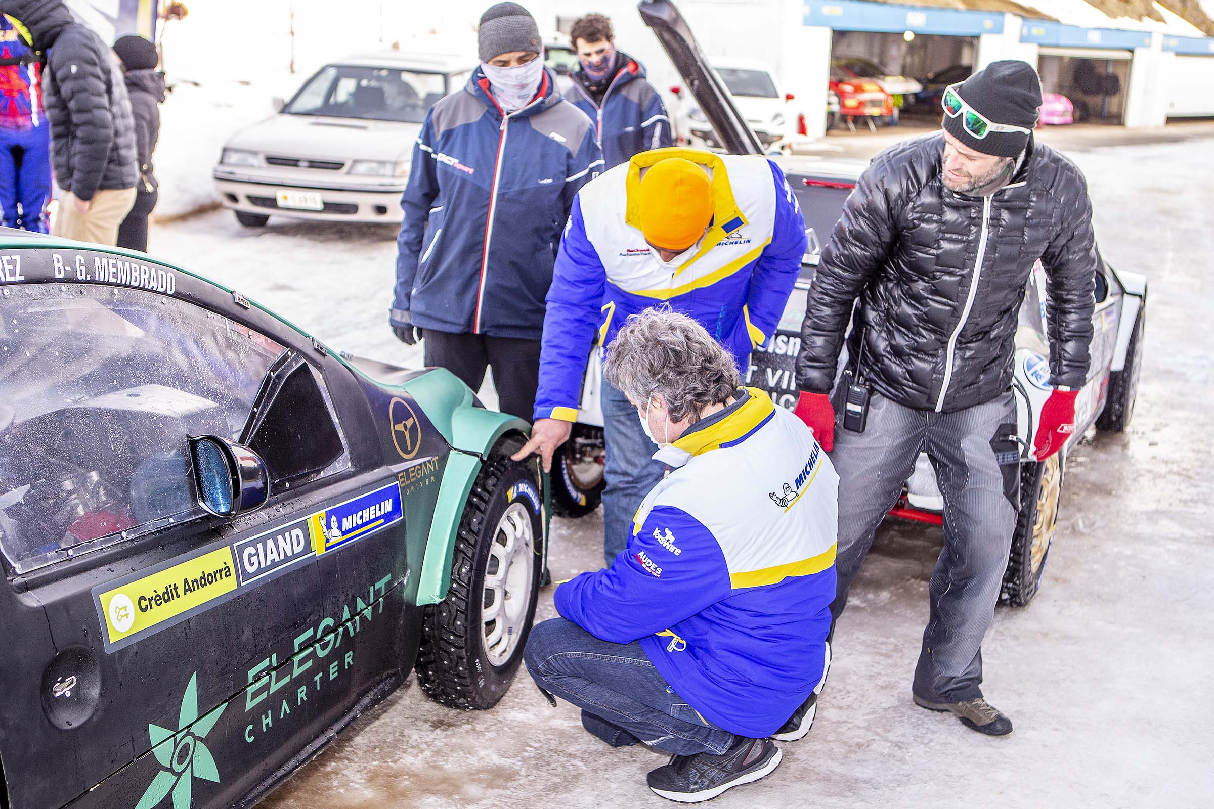 Pruebas de los neumáticos Michelin en hielo