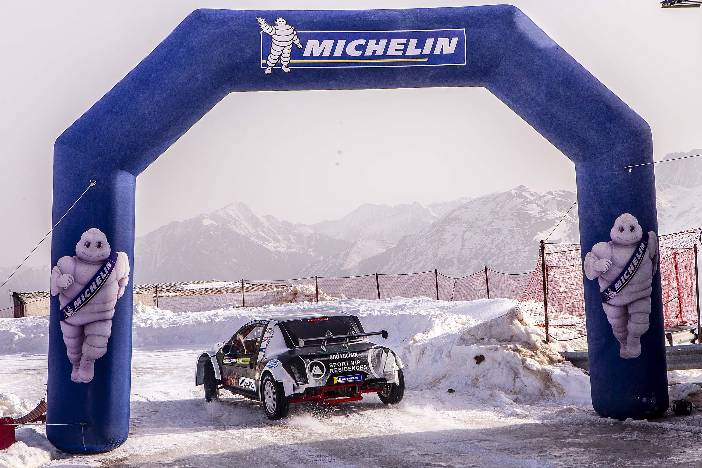 Pruebas de los neumáticos Michelin en hielo