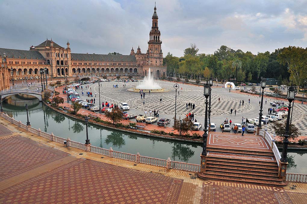 Final en la Plaza de España de Sevilla