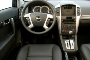 Interior del Chevrolet Captiva