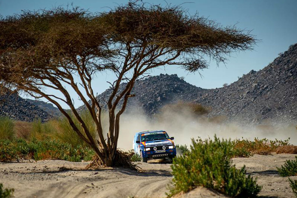 Chisco Benavente en el Dakar Classic 2021