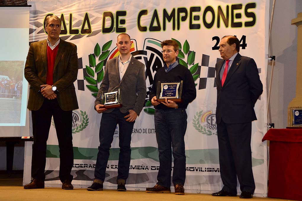 Campeones 2014 Extremadura Rallyes Asfalto