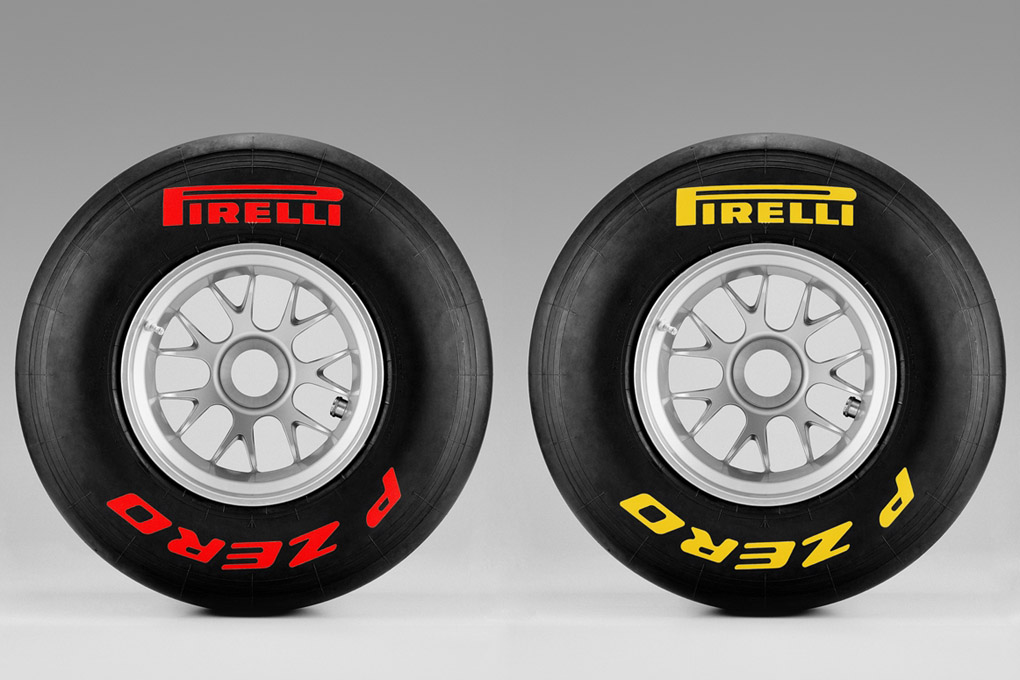 Neumáticos F1 por colores