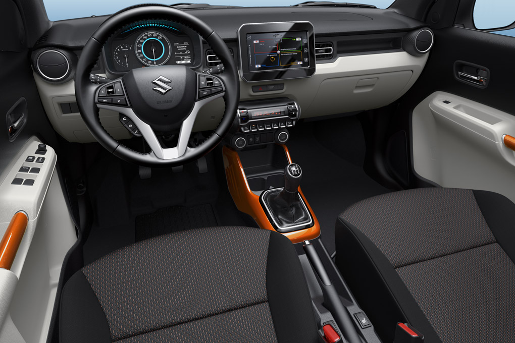 Interior del Suzuki Ignis