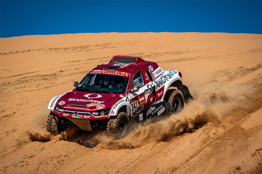 Oscar Fuertes, tercer español en el Dakar 2020