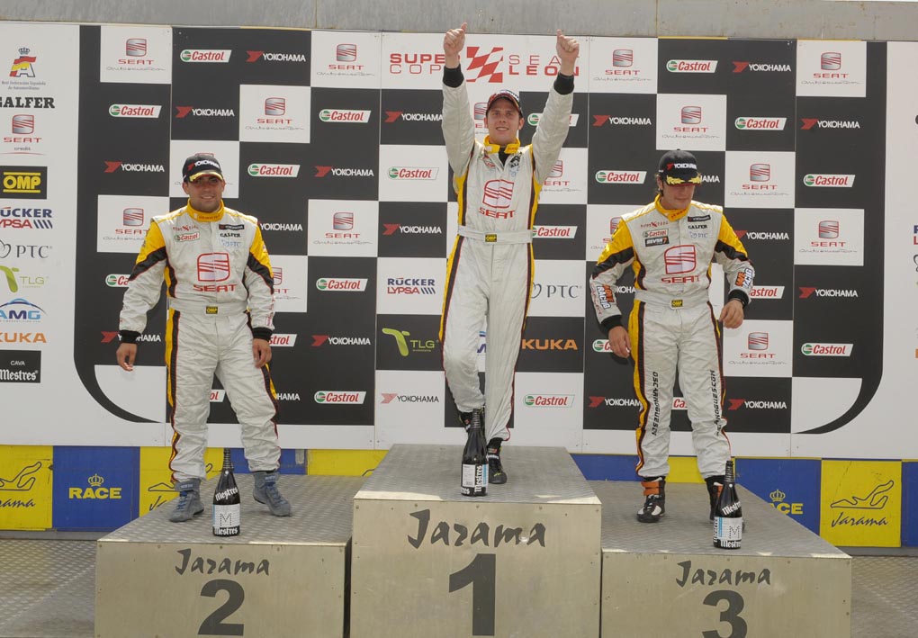 podium Seat Leon Circuito del Jarama