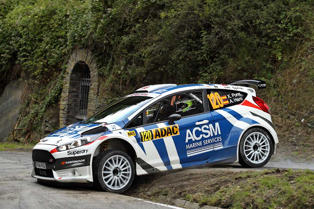 Xevi Pons en el rallye de Alemania 2014