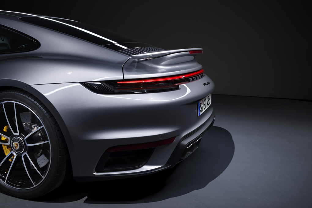 Vista trasera del nuevo Porsche 911