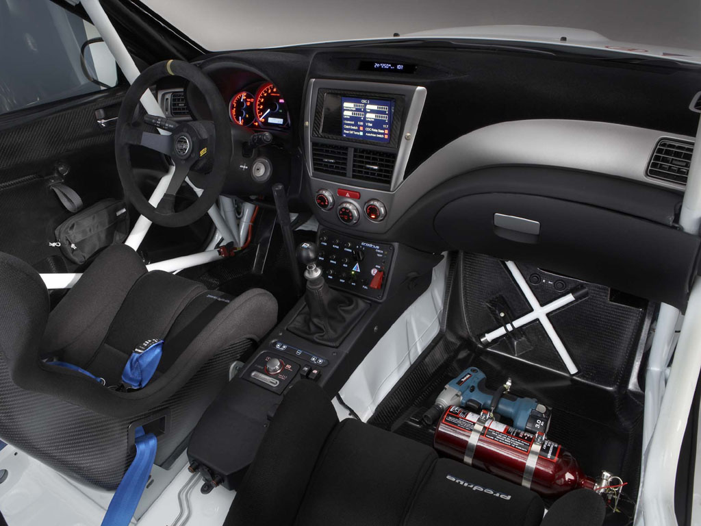 Interior del Subaru Impreza Prodrive 2010 