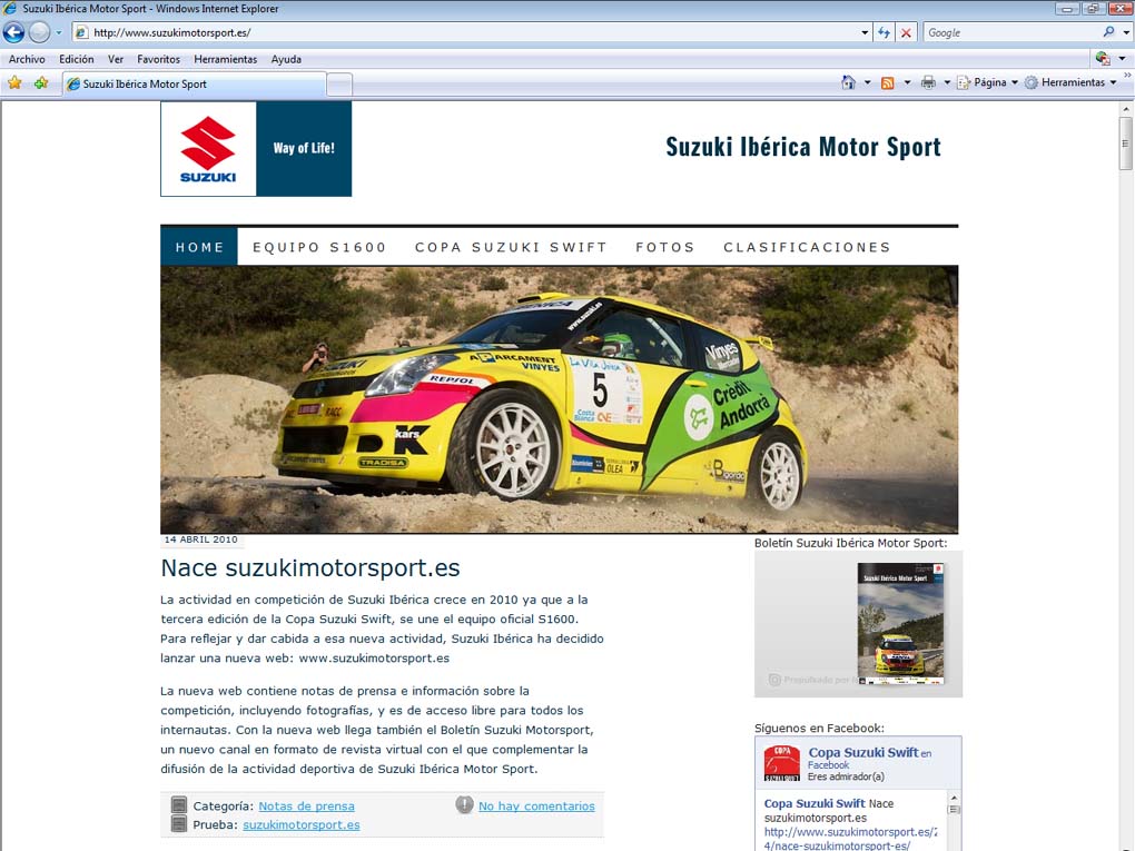 Web Suzuki Sport