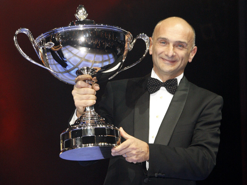 Gabriele Tarquini en la gala Premios FIA 2009