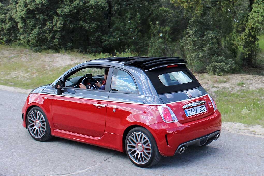 Trasera Abarth 500c 595 Turismo