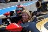 Maria de Villota en el Lotus Renault