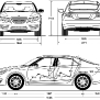 Saab 95 V6 2010 dimensiones