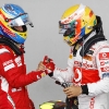 Fernando Alonso y Lewis Hamilton F1 GP Alemania 2011