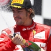 Podium Fernando Alonso F1 Valencia 2011