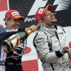 Sebastian Vettel Podium Inglaterra 2009