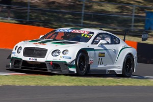 Andy Soucek con el Bentley con el que competirá este 2015