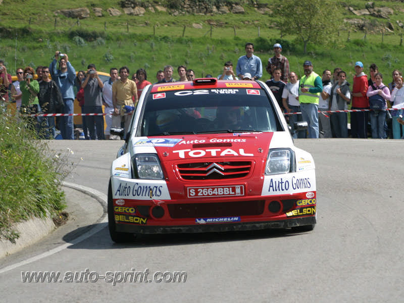 Rallye Cantabria 2005: Sordo dominó, Hevia aguantó, Peugeot abandonó y Vallejo perdió.