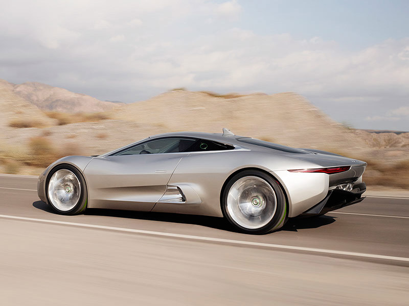 Prototipo eléctrico Jaguar C-X75