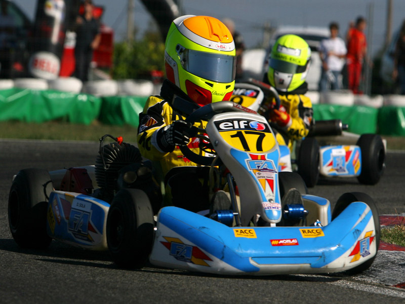 Open RACC de Karting en Juneda, doblete de David Solá