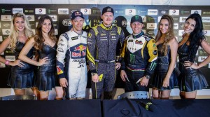 Podium 2015 World Rallycross Championship