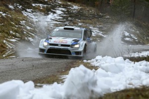 Ogier con el Volkswagen Polo R WRC